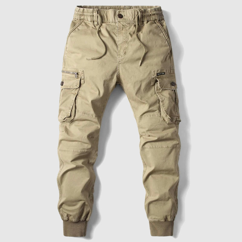 Torren | Men’s Cargo Trousers with Elastic Cuffed Ankles