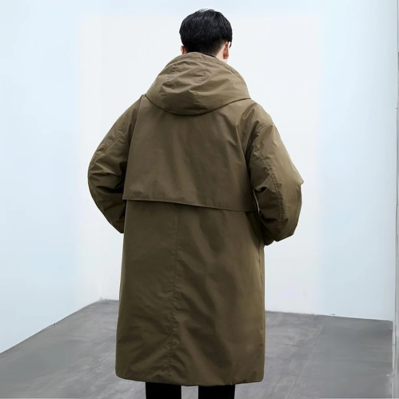 Nordwyn | Men’s Long Hooded Waterproof Puffer Trench Coat