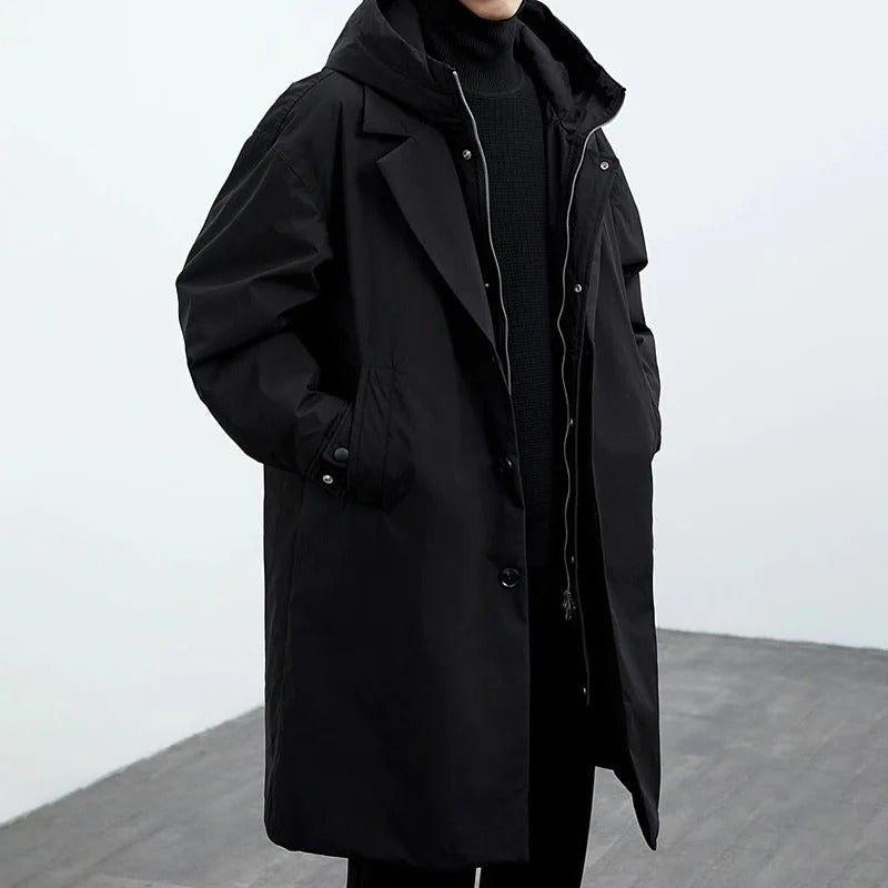 Nordwyn | Men’s Long Hooded Waterproof Puffer Trench Coat