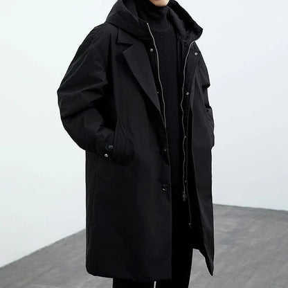 Nordwyn | Men’s Long Hooded Waterproof Puffer Trench Coat