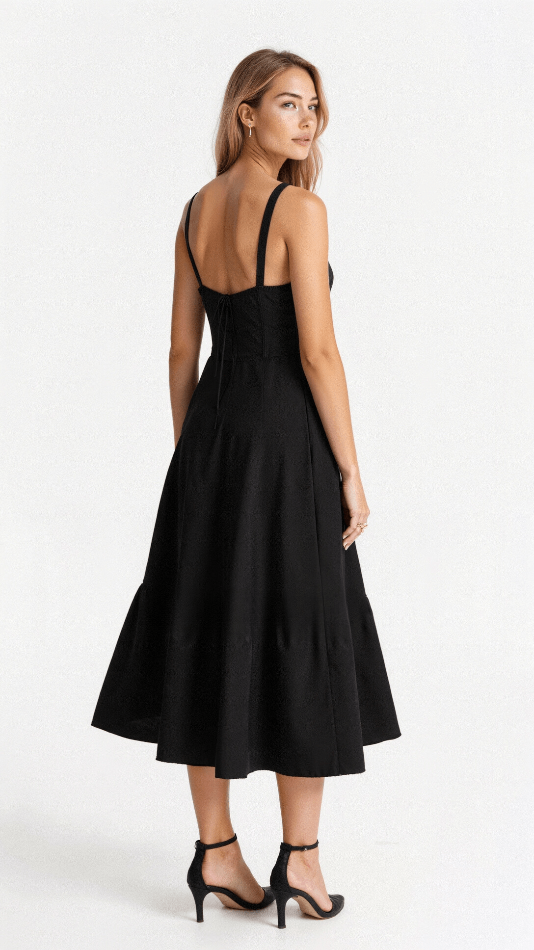 Rosalind | Women’s Elegant Corset Midi Dress