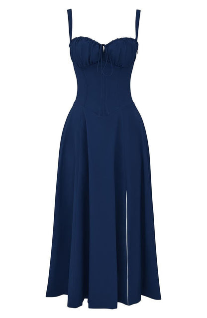 Rosalind | Women’s Elegant Corset Midi Dress