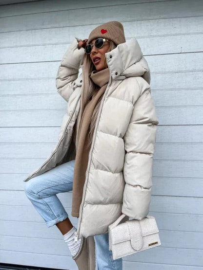 Novara | Women’s Oversized High-Collar Quilted Puffer Jacket