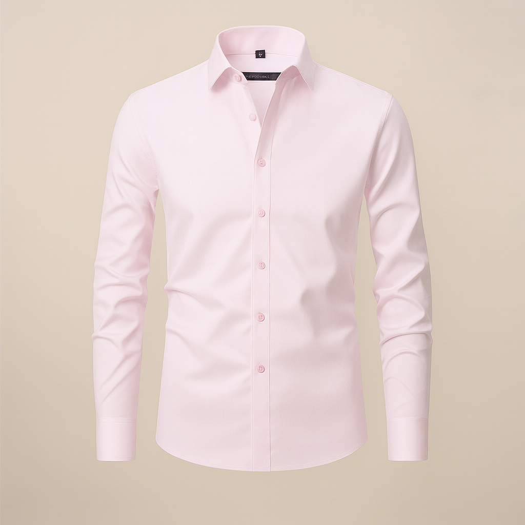 Clarion | Men’s Long-Sleeved Shirt with Wrinkle-Free Structured Fit