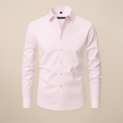 Clarion | Men’s Long-Sleeved Shirt with Wrinkle-Free Structured Fit
