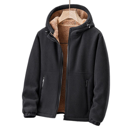 Halverton | Men’s Fleece-Lined Winter Jacket with Hood