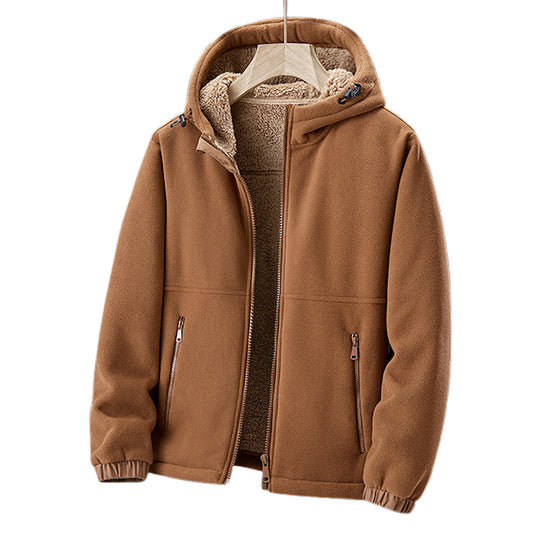 Halverton | Men’s Fleece-Lined Winter Jacket with Hood