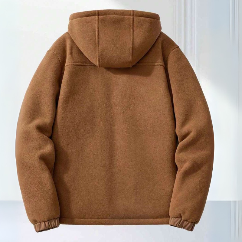 Halverton | Men’s Fleece-Lined Winter Jacket with Hood