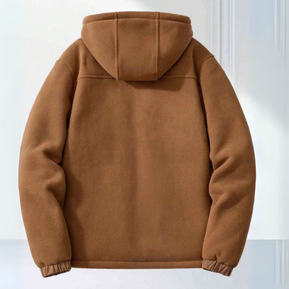 Halverton | Men’s Fleece-Lined Winter Jacket with Hood